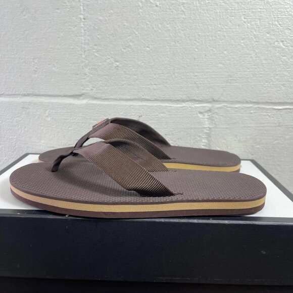 Rainbow Brown Sandals Thong Flip Flop Slip On Men's Size 9 - Picture 4 of 7